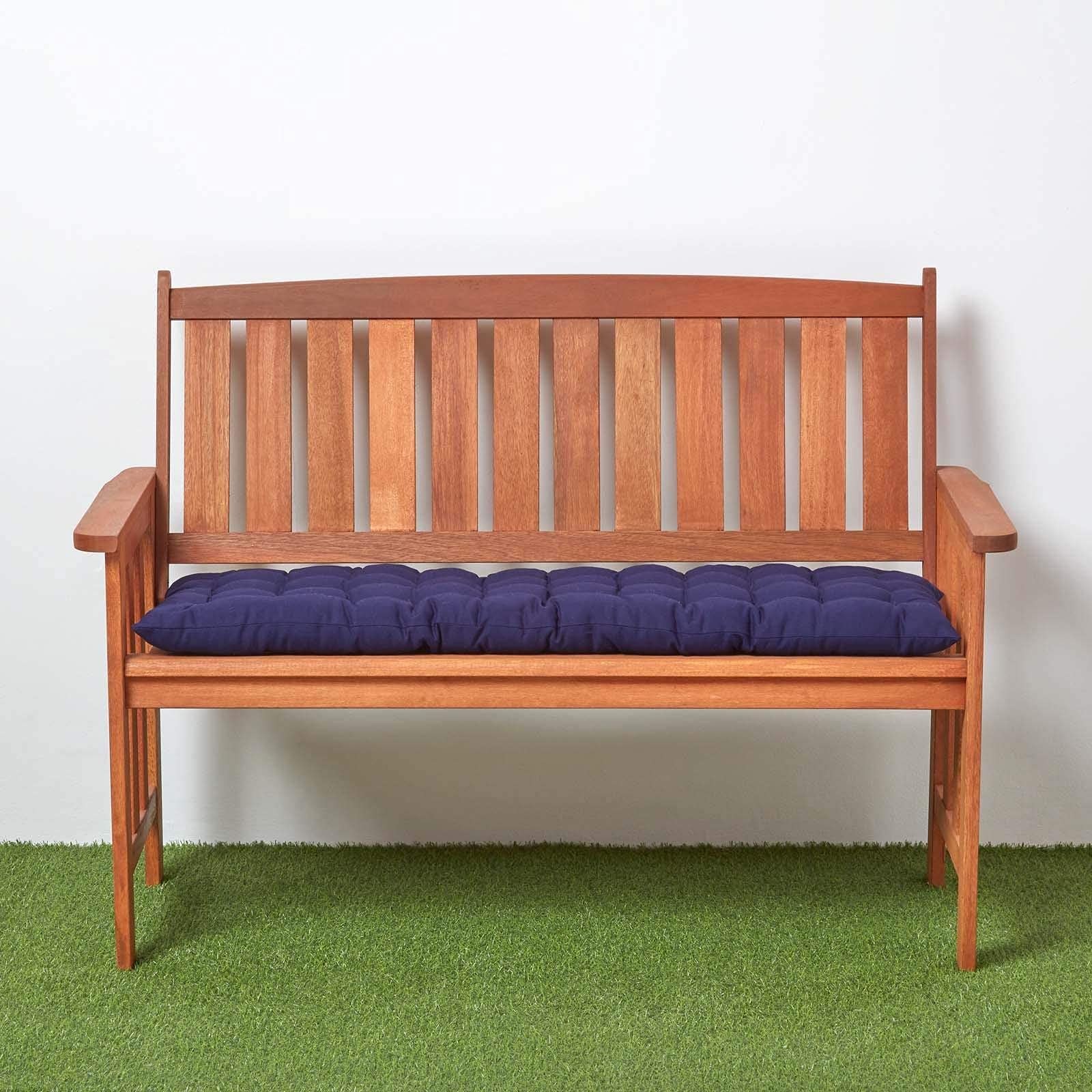 Cuscino per panca da giardino classico in metallo per esterni, rettangolare, per dondolo da esterno, 110 x 40 cm, per seduta da 2/3 posti, per il tempo libero