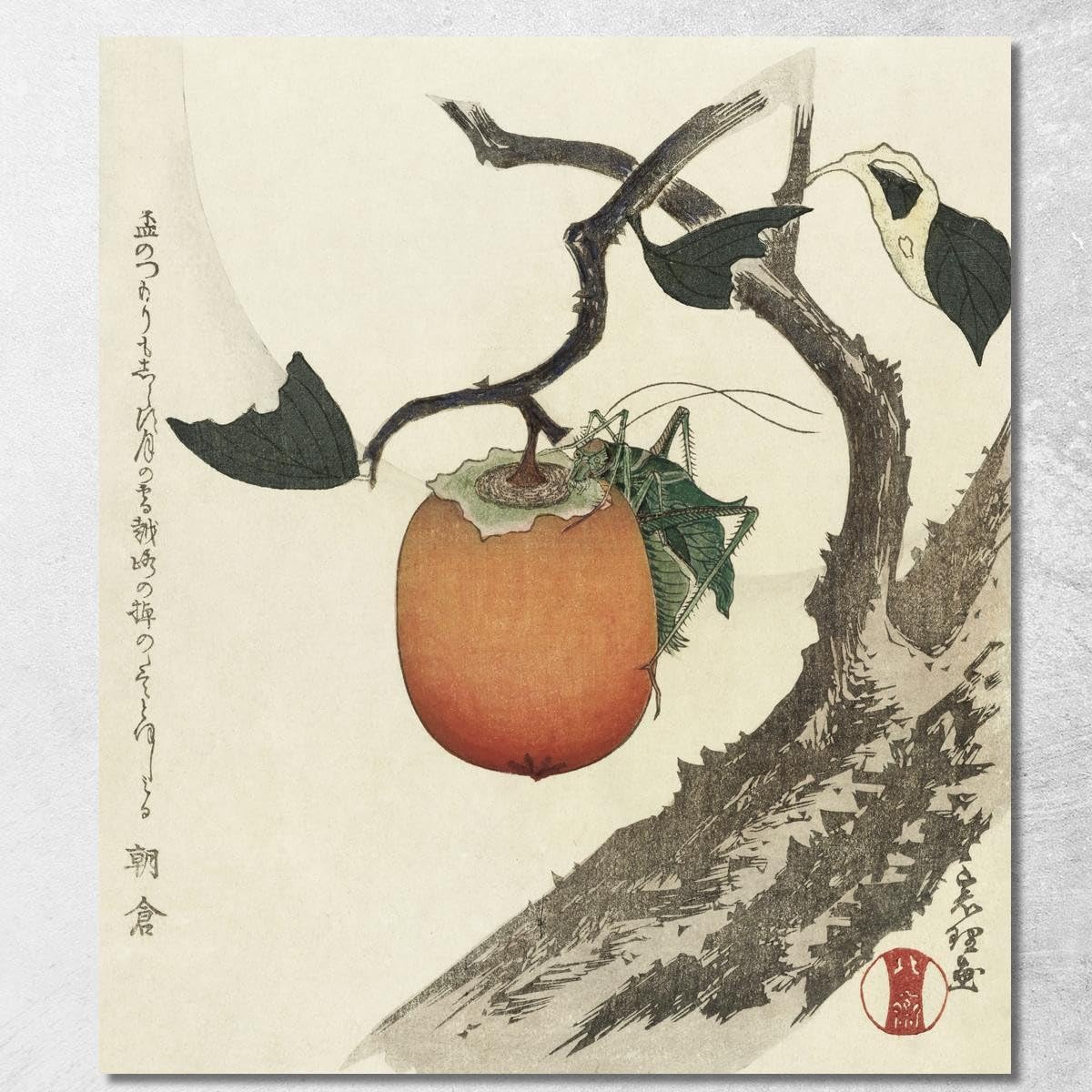 Toile Fine Art Hokusai khk28 tableau haut de gamme assemblé à la main encadré