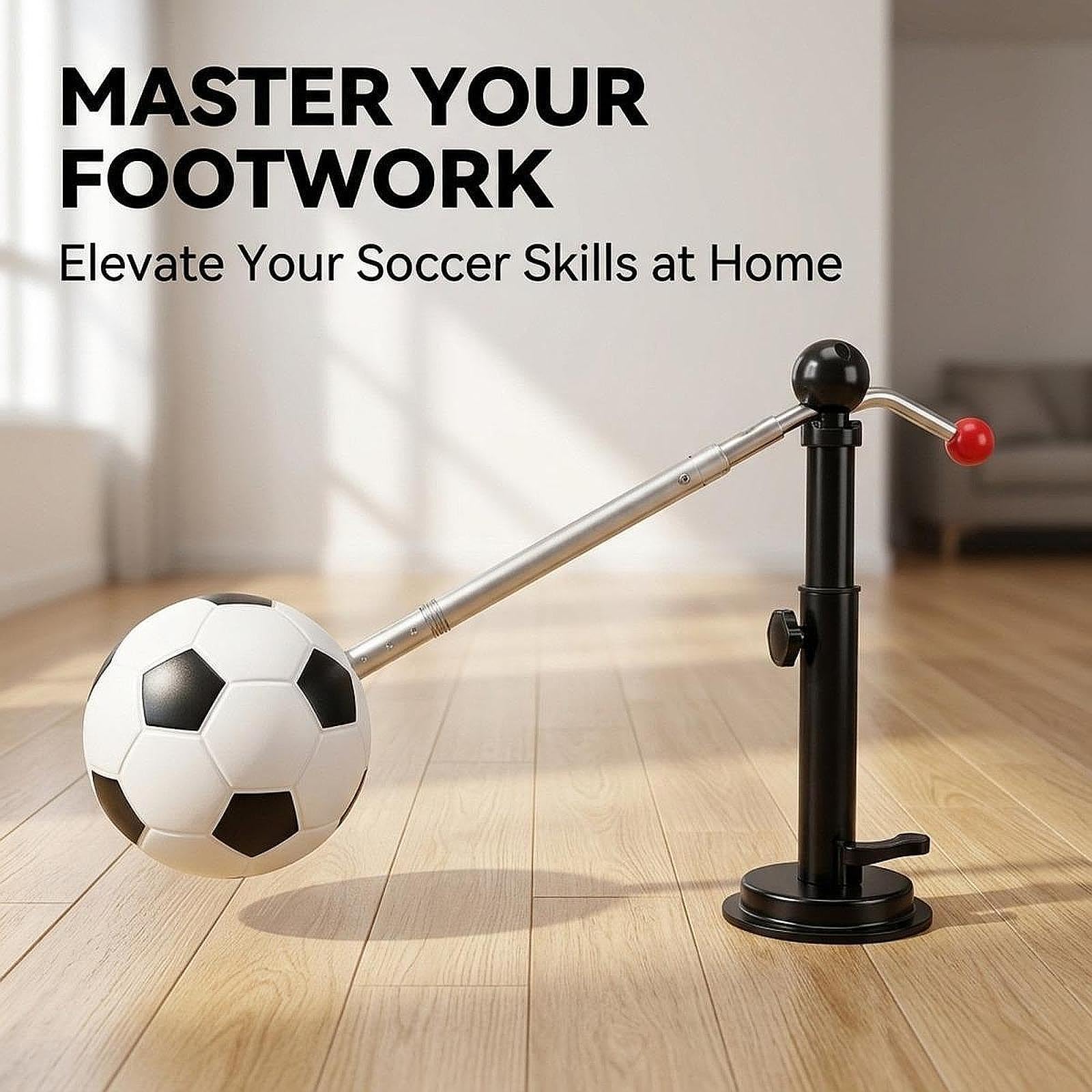 Entrenador de Fútbol con Ventosa, Herramienta para Mejorar Las Habilidades con El Balón, Accesorio, Dispositivo de Ayuda para La Coordinación, Rotació