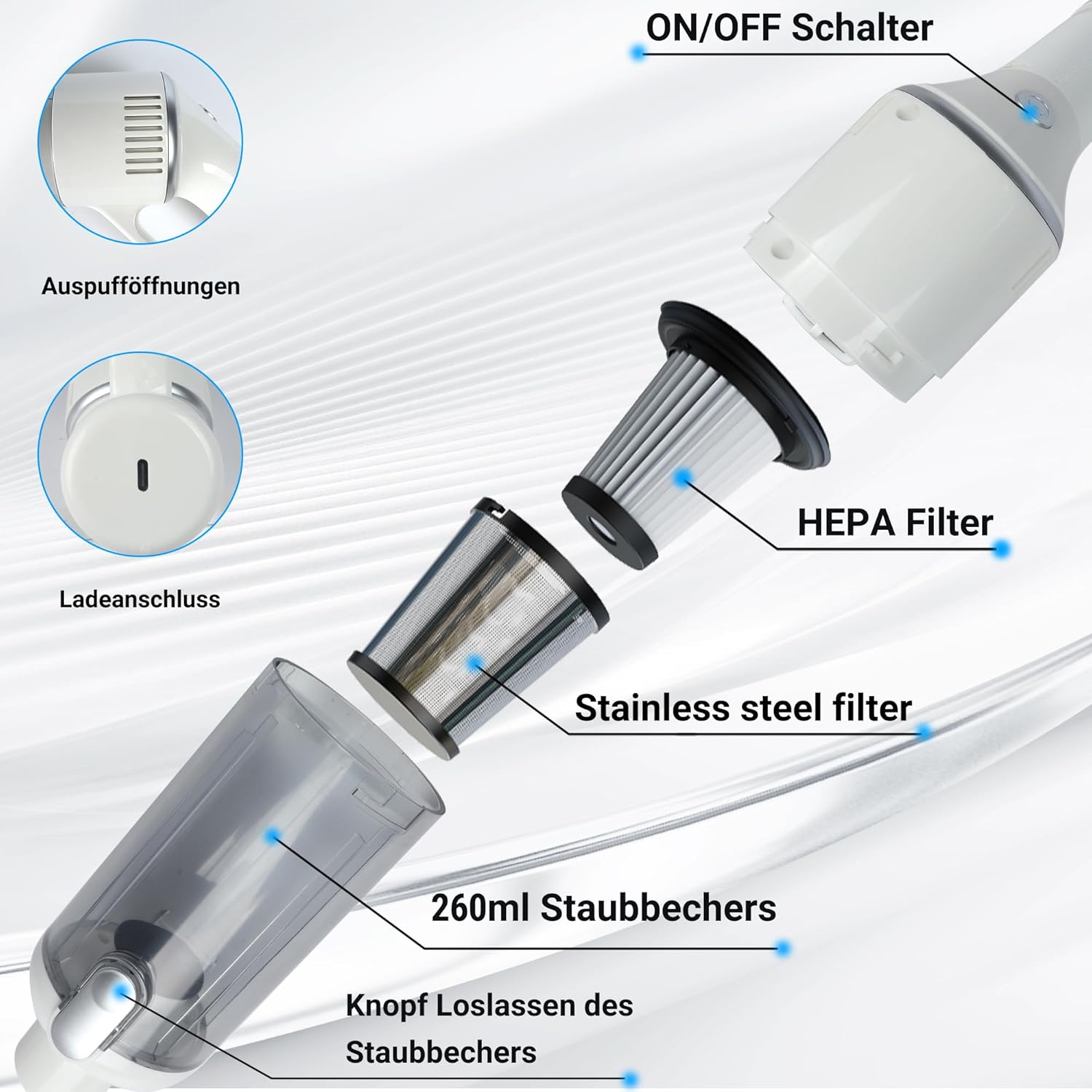 KeautFair porszívó használat közben