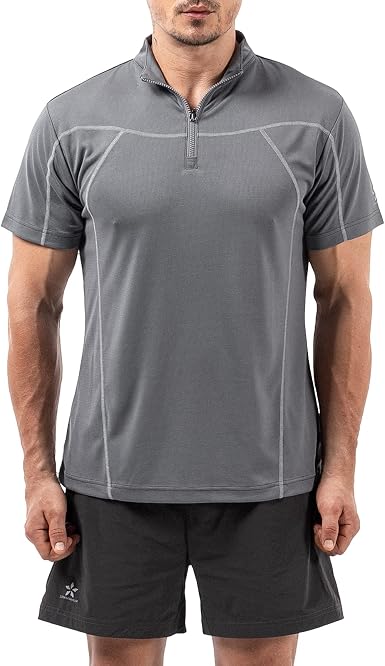 Quick Dry Zipper T-Shirts 