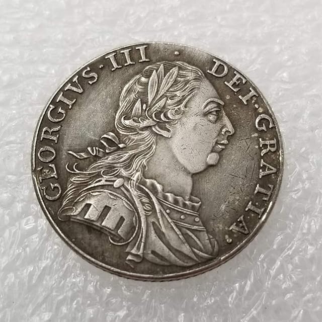 DDTing 1787 Antique United Kingdom 1 shilling Coin- Great British Old Coin-UK Old Coin- Uncirculated Commemorative Coins-Best Discover History of Coins goodService