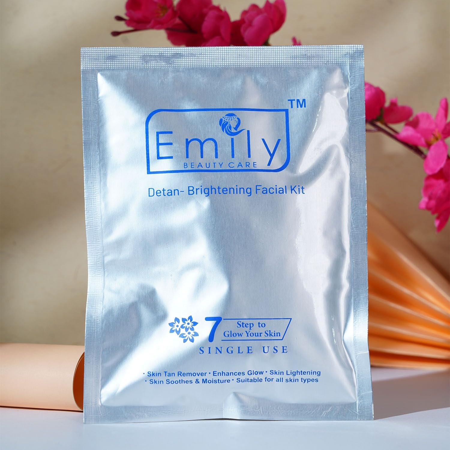 Emily Brightening 1 Use Kit I Skin Soothes & Moisture Tan Remover Kit-image-28
