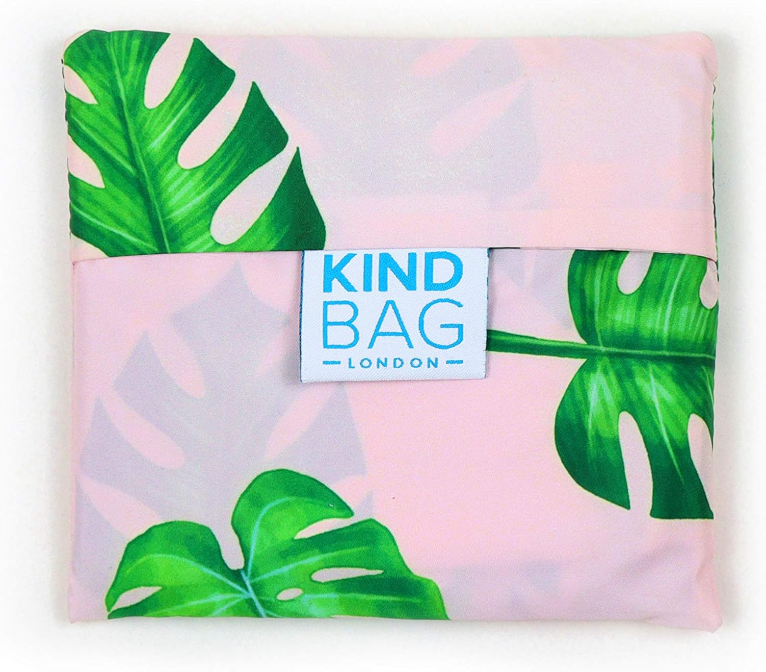 KIND BAG - Borsa per la spesa riutilizzabile, riciclata da 6 bottiglie di plastica (100% rPET) (tartan medio), pieghevole, resistente alla luce