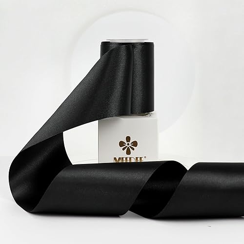 Vista 58 de MEEDEE Orange Satin Ribbon - 1.5 inch Double Faced Satin Ribbon, 50 Yards - Neon Tangerine - For Christmas, Thanksgiving, Halloween, Weddings