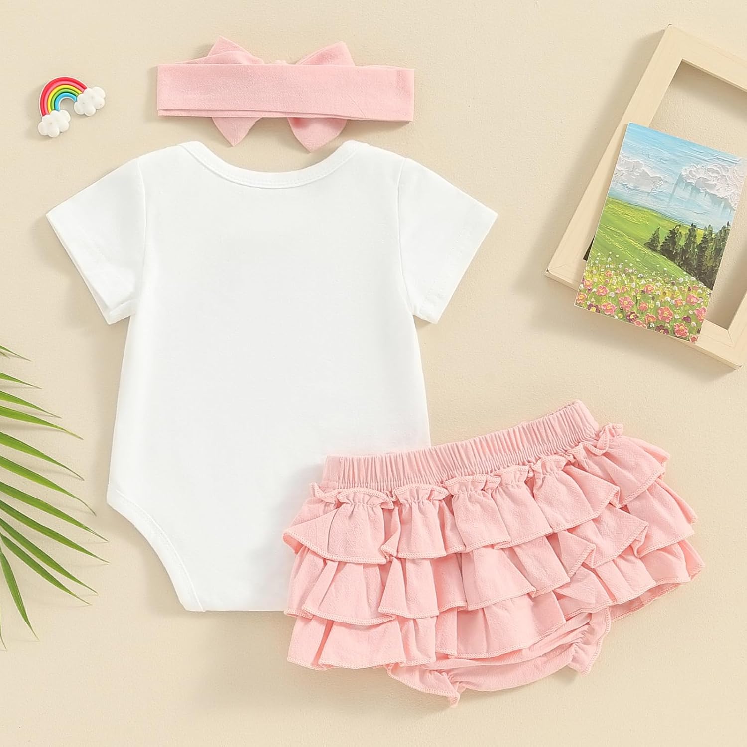 YOKJZJD Newborn Baby Girl Auntie Outfits Letter Bahrain Ubuy