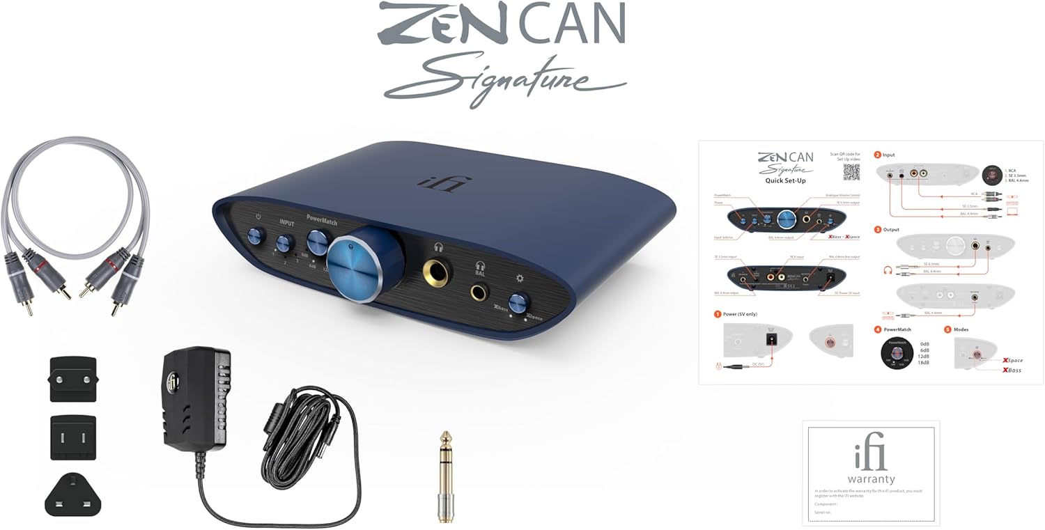 iFi Audio Zen CAN Signature Balanced Desk-Fi Headphone Amplifier