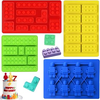 YXHZVON Set of 4 Chocolate Moulds Silicone Reusable Silicone Baking Mould