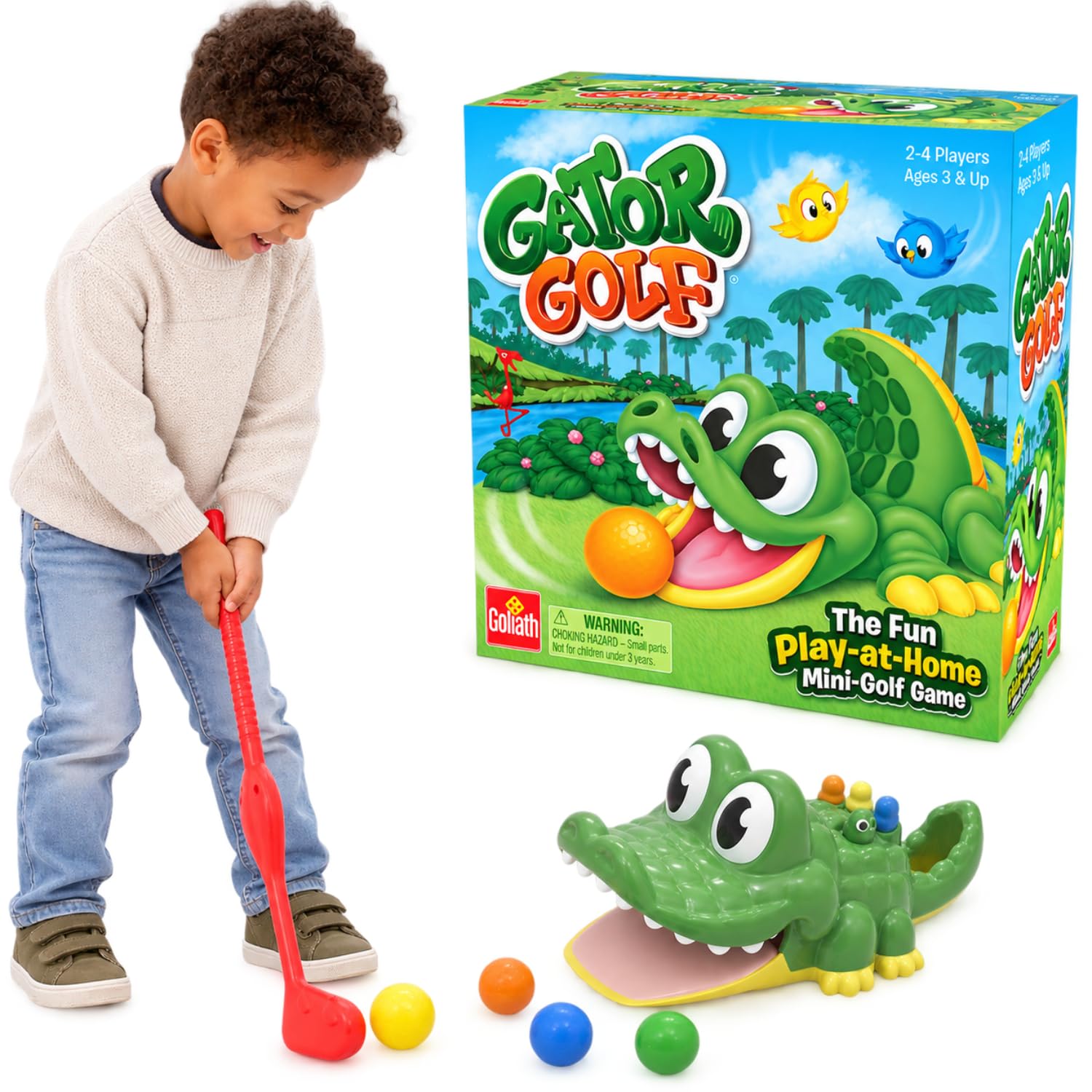 Goliath Gator Golf Kids Mini Golf Action Game