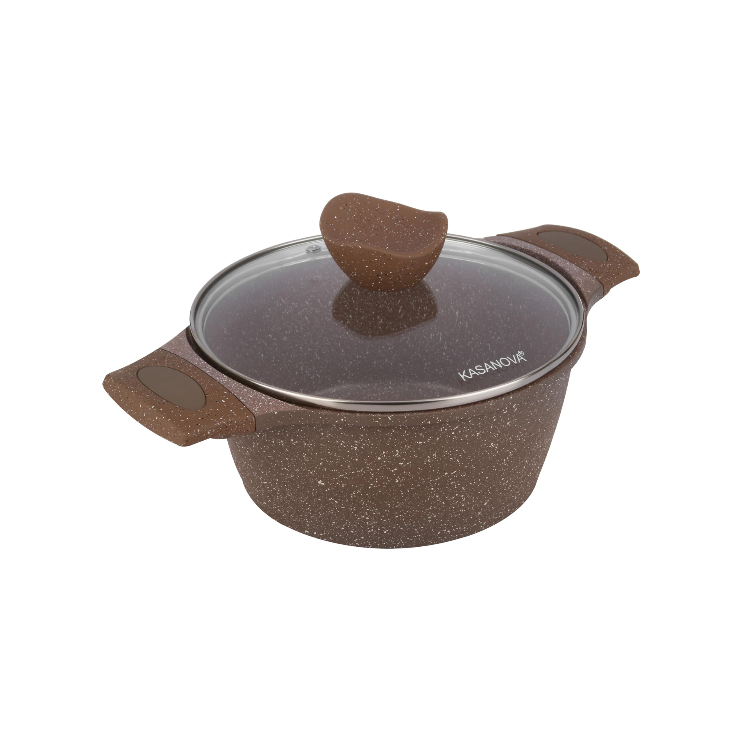 Casserole antiadhésive KASANOVA 24 cm : finis les aliments qui collent sur l'induction