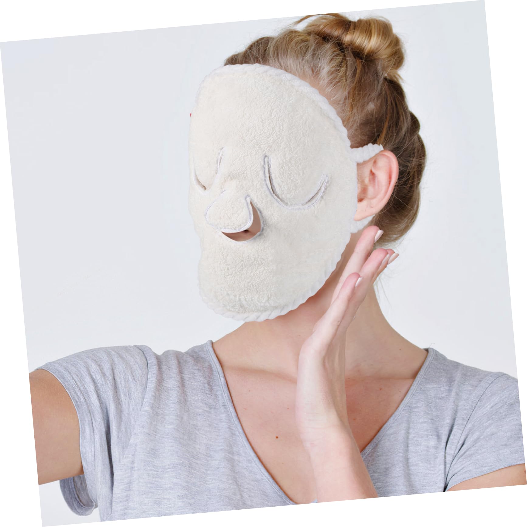Healeved 8stücke Fleece Gesichtsmaske Handtuch Für Kühlende Und Wärmende Anwendungen Für Gesichtspflege Beautysalons Für Empfindliche Haut