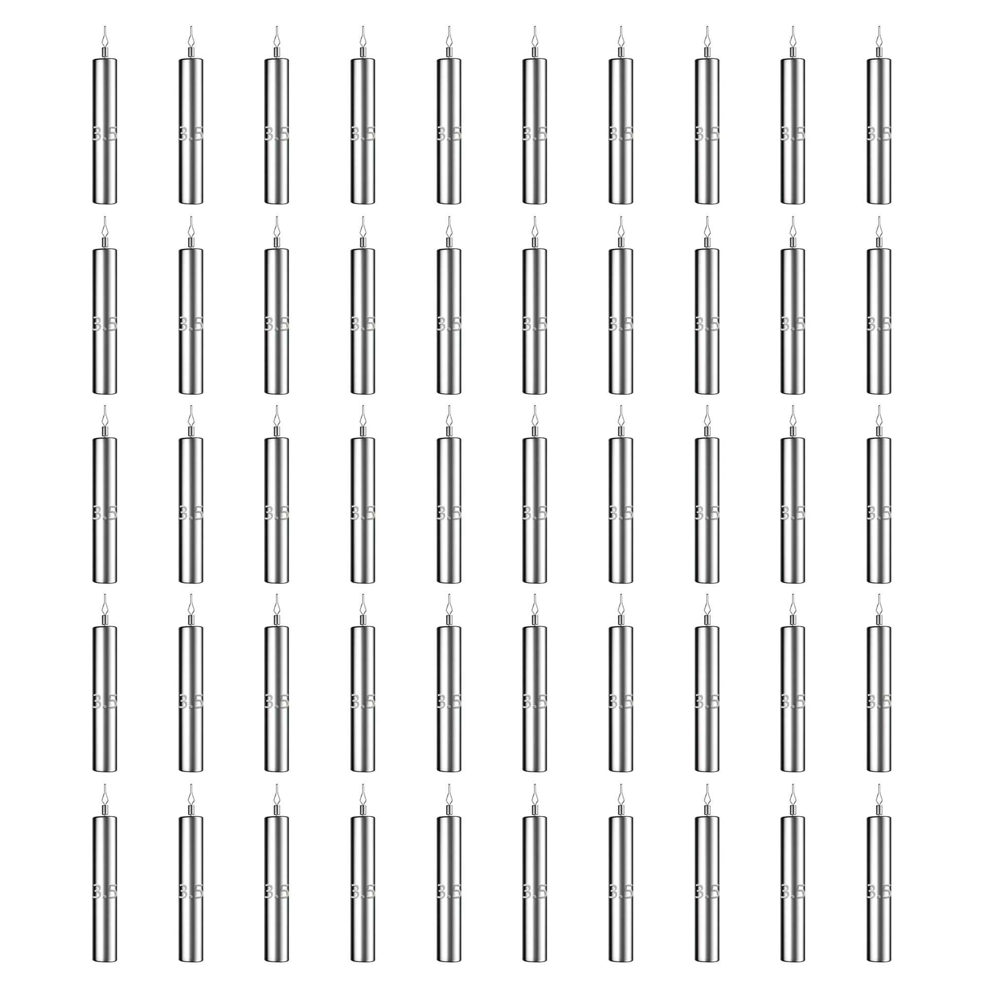 Lead Fishing Weights Sinkers, 1/8 oz, 3/16 oz, 1/4 oz, 3/8 oz, 1/2 oz, 3/4 oz Small Drop Shot Weights with Barrel Swivels for Saltwater Freshwater Fishing Bass Catfish Fishing