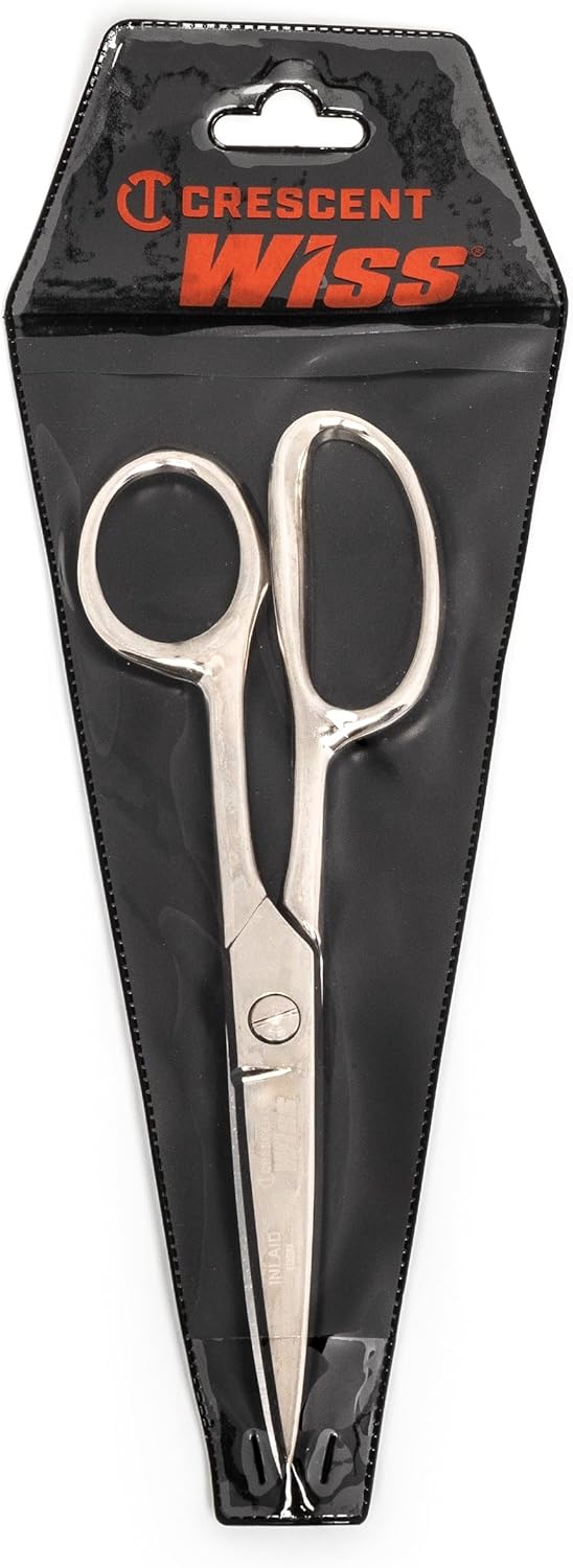 Crescent Wiss 8-1/2" Industrial Inlaid Shears - Professional Poultry Cutting Scissors - Heavy Duty Hand Tool - 1DSN