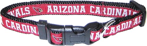 Pets First Collar para perro de la NFL 32 equipos NFL disponibles en 4 tamaños. Collar de PET NFL resistente, fuerte y duradero. Equipo de fútbol