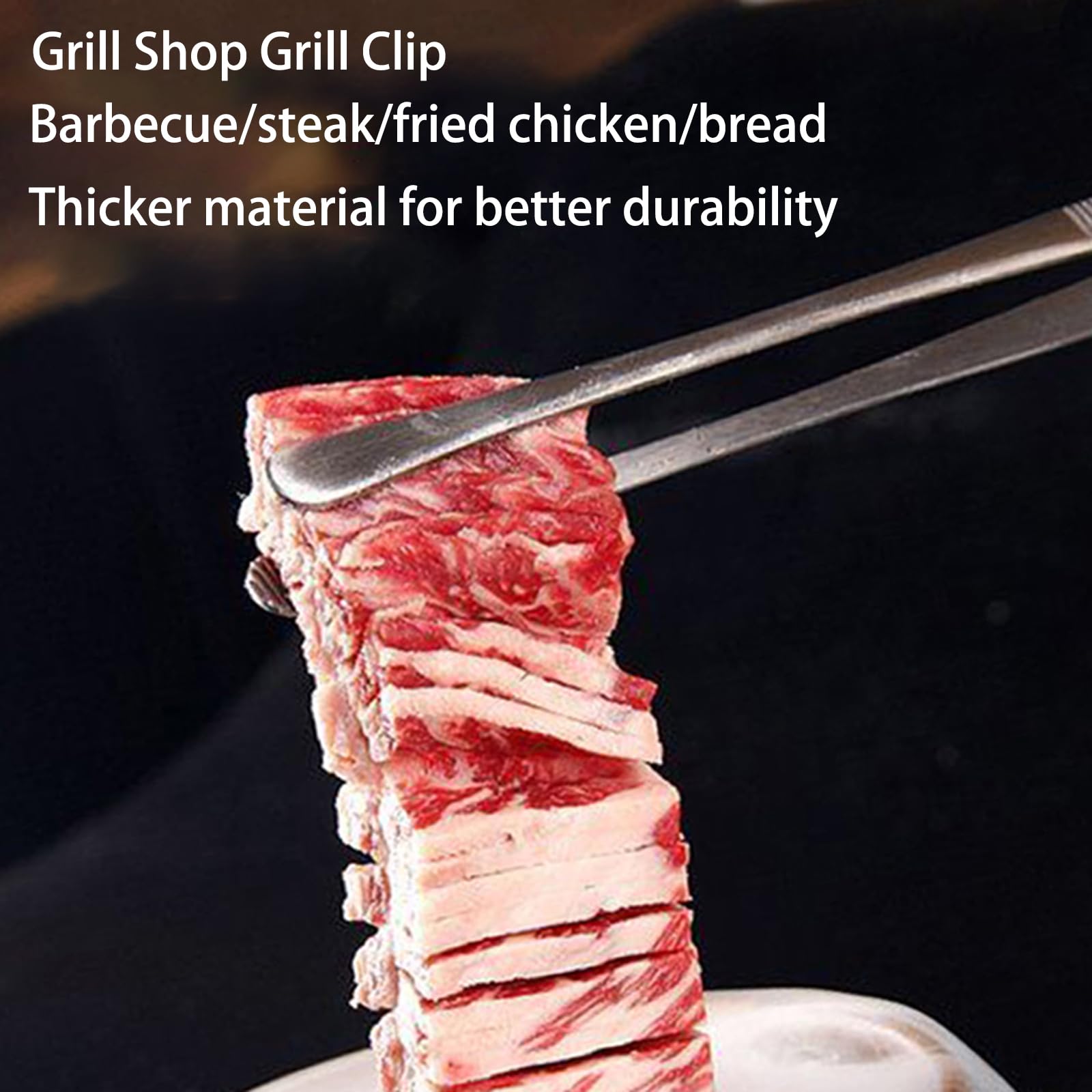 2 Pcs Pince Cuisine Inox 30,5cm - Pince à Épiler Et Pince De Service - Ustensiles Barbecue Grill