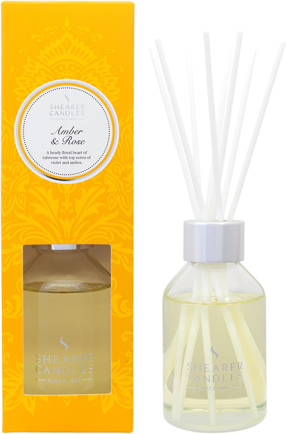 ShearerAmber Rose Scented, Multicolor, Reed Diffuser Refill