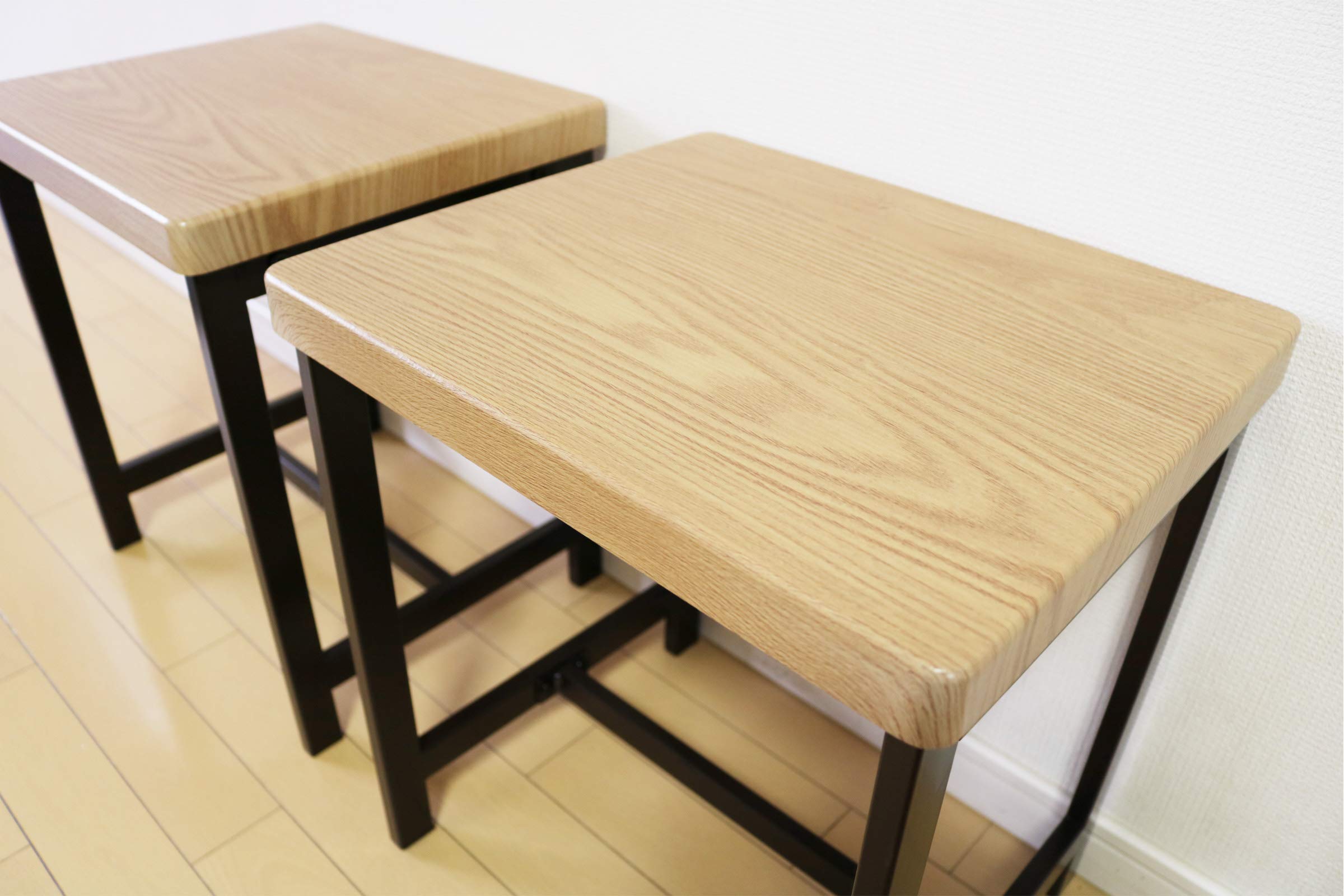 Amazon.co.jp: North Orange 鉄脚 ダイニングチェア 【2脚セット