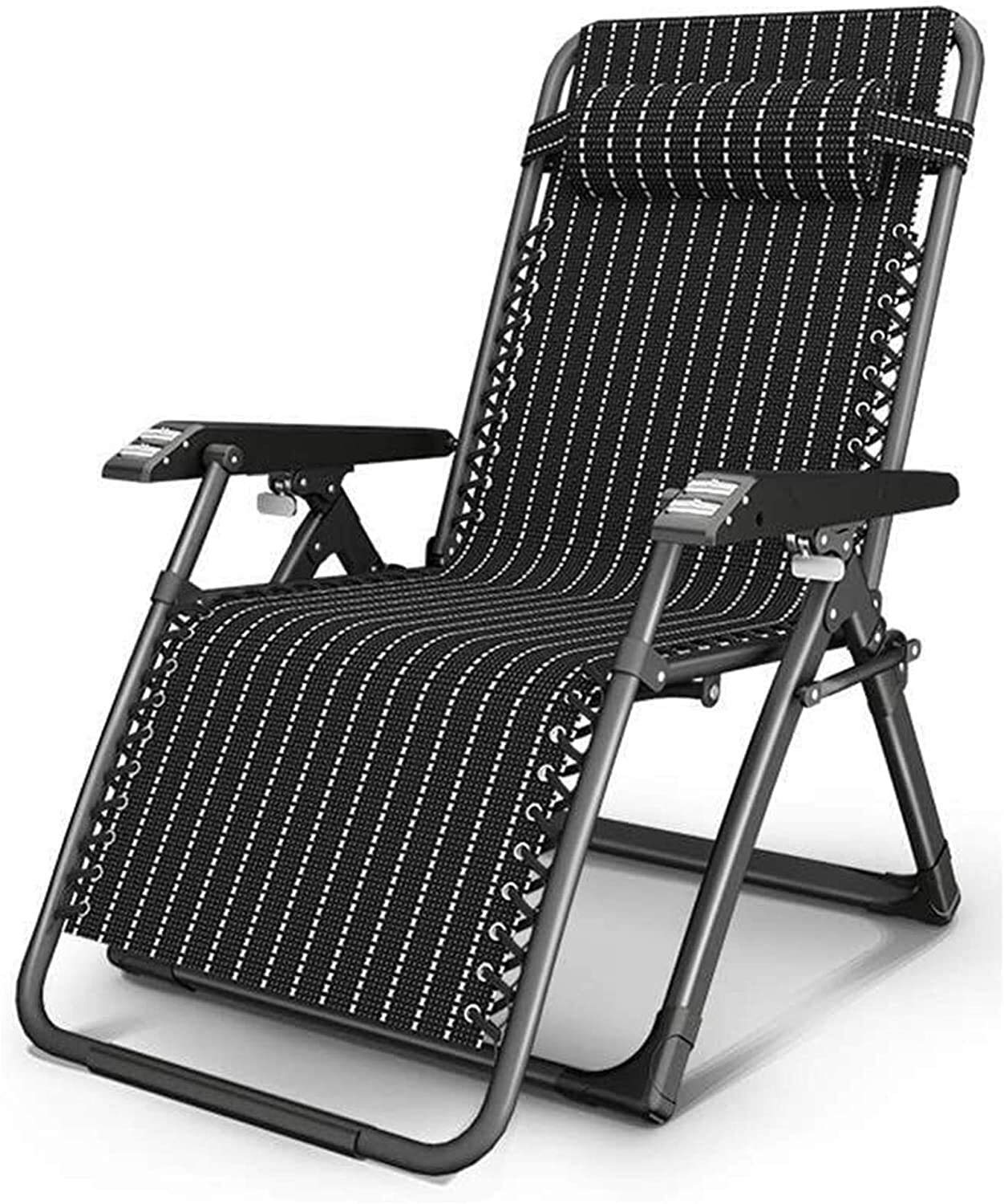 Genérico Tumbona reclinable Ligera, multifunción, Silla Plegable portátil, Playa, Sol, Camping, jardín, Tumbona (A)