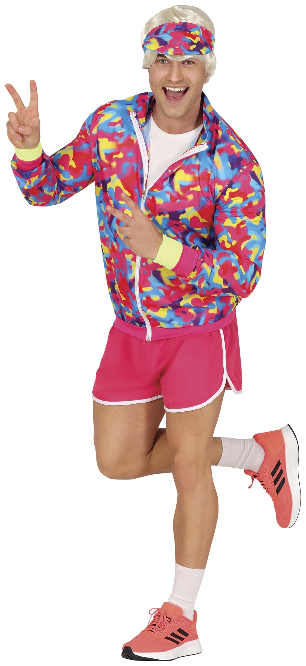 FIESTAS GUIRCA Disfraz de Patinador Fashionista para Hombre - Disfraz de Entrenamiento de los 80 - Disfraces de Muñeca de los 90 Hombre