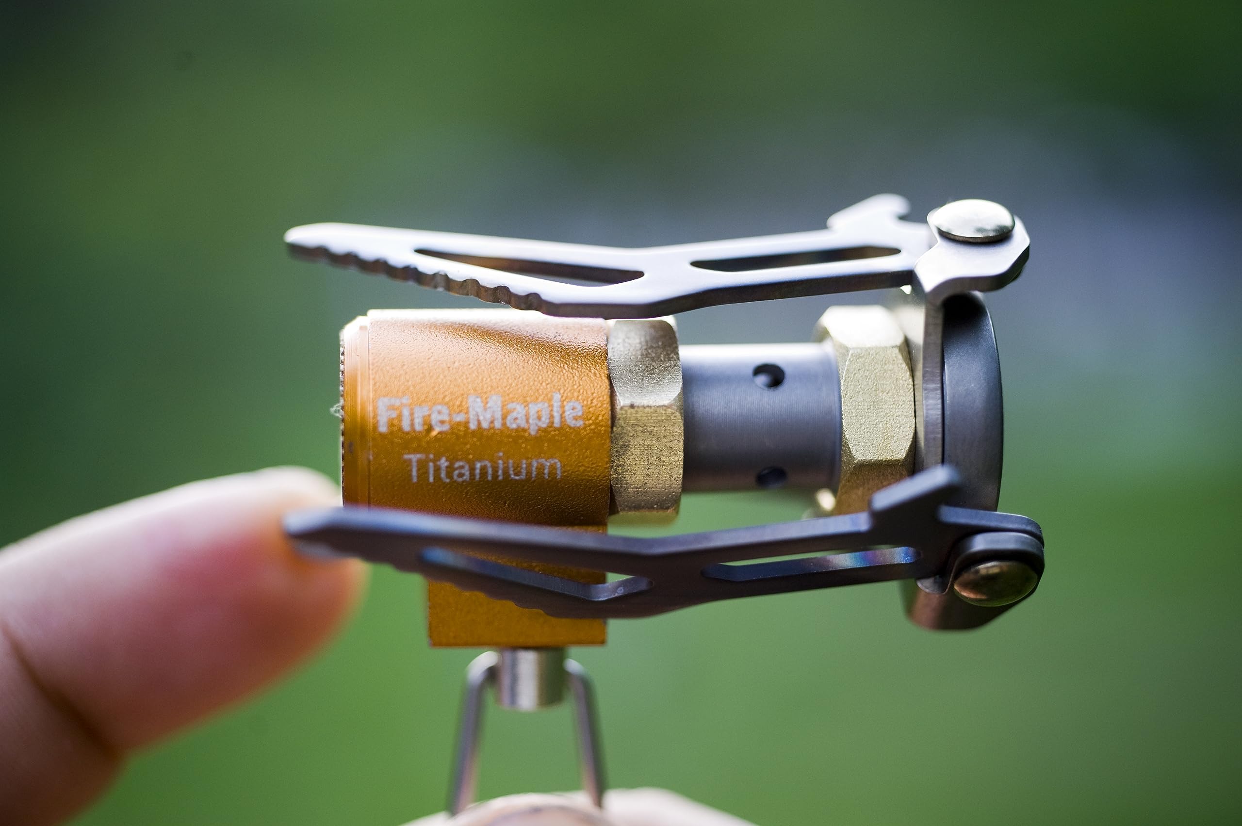 Fire-Maple Mini Poêle de Camping en Titane Ultraléger Portable à Gaz pour l'extérieur Pique-nique Excursion FMS-300T