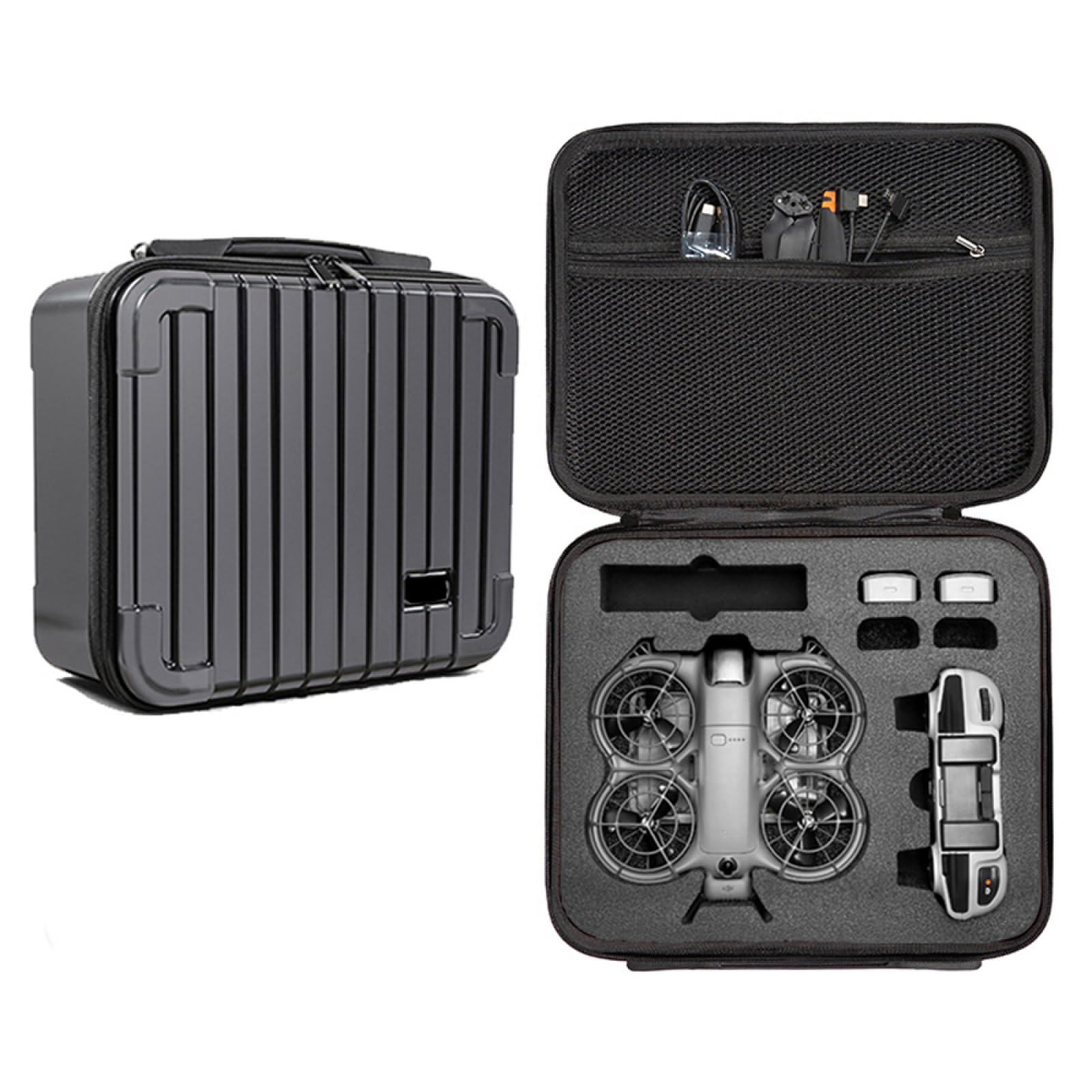 Genérico Carga de Transporte para dji Neo2, Bolsa de Almacenamiento de Viajes para dji NEO2 Volar Más Combo con Mando Remoto RC-N3,Batería de Vuelo Inteligente Neo,Hub de Carga
