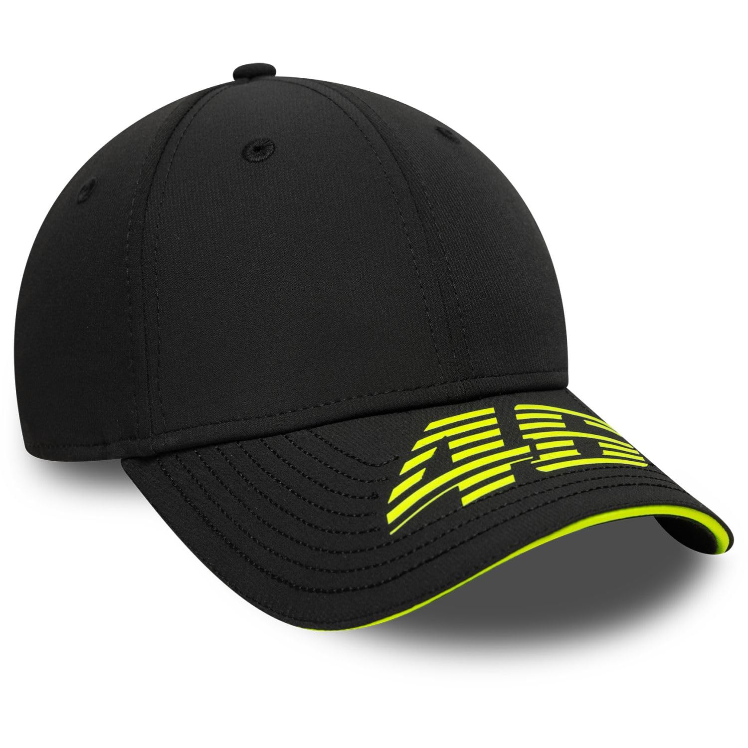 New Era Cappellini da uomo riciclati 9FORTY VR46 BLK, nero, OSFM