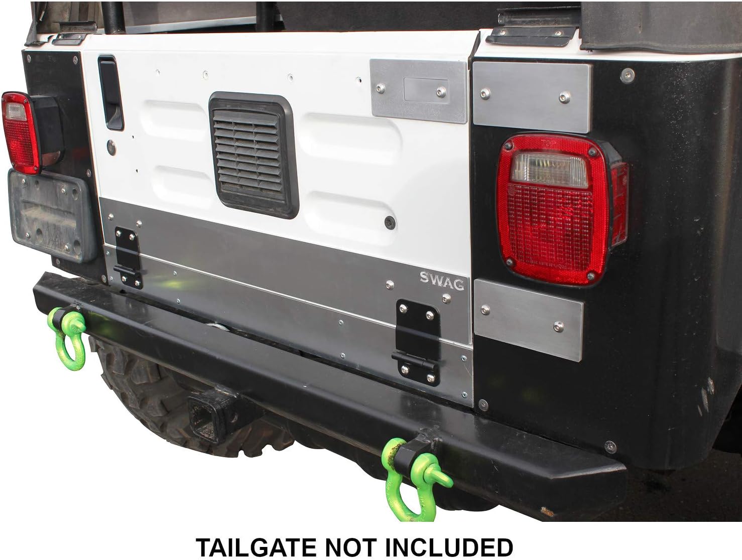 Swag Off Road Drop Down Tailgate Conversion Kit Compatible with 1997-02 Jeep TJ