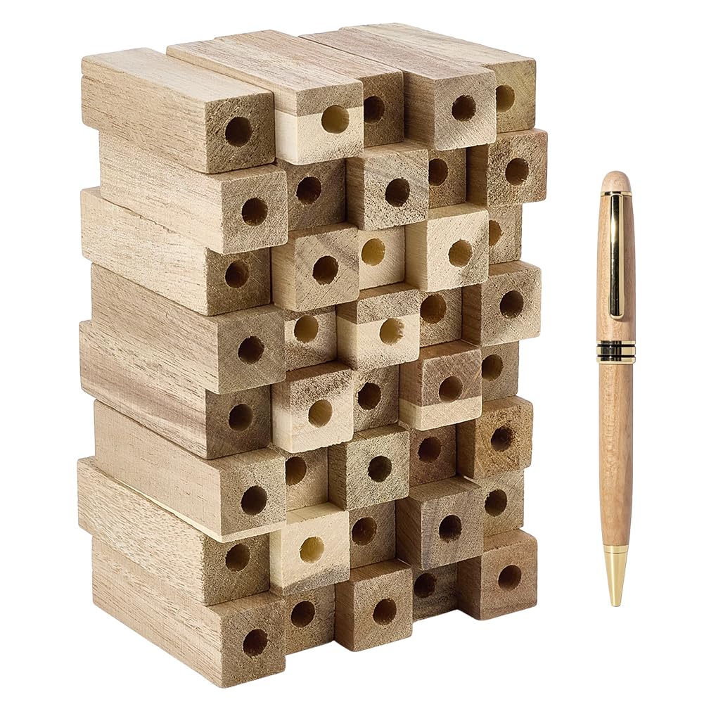 Bois pré-percé pour stylos PH PandaHall : évitez les fentes lors du perçage de vos blocs