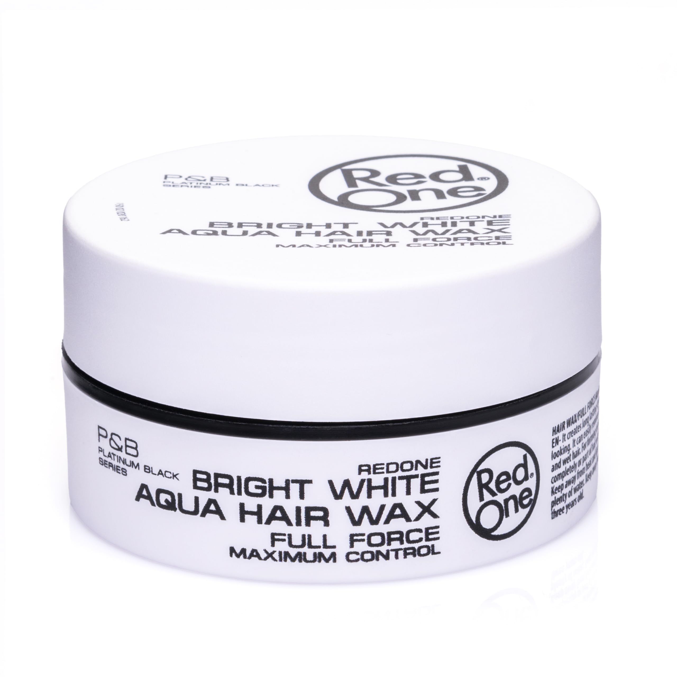 RedOne Biały wosk wodny do stylizacji 150 ml | Zapewnia gładkość | wyjątkowo trwały | wosk żelowy | zapach brzoskwini, maksymalna kontrola