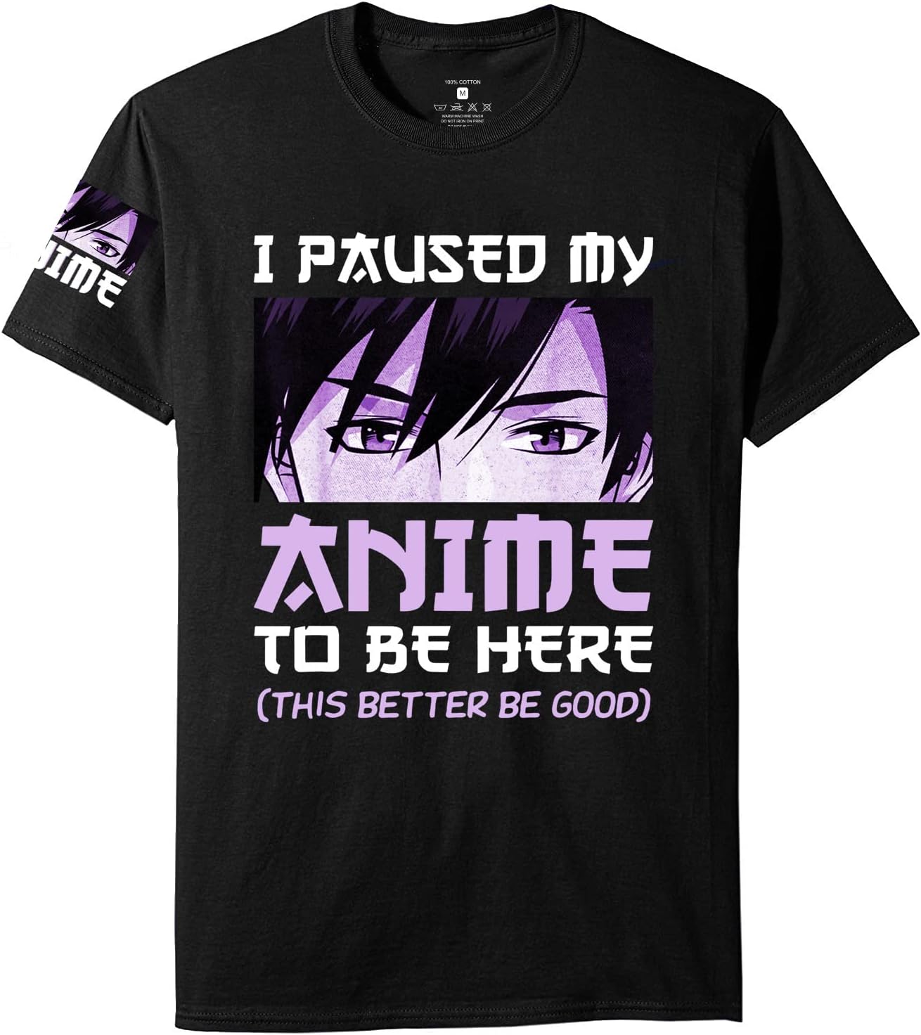 I Paused My Anime to Be Here Manga Otaku Anime T Shirt