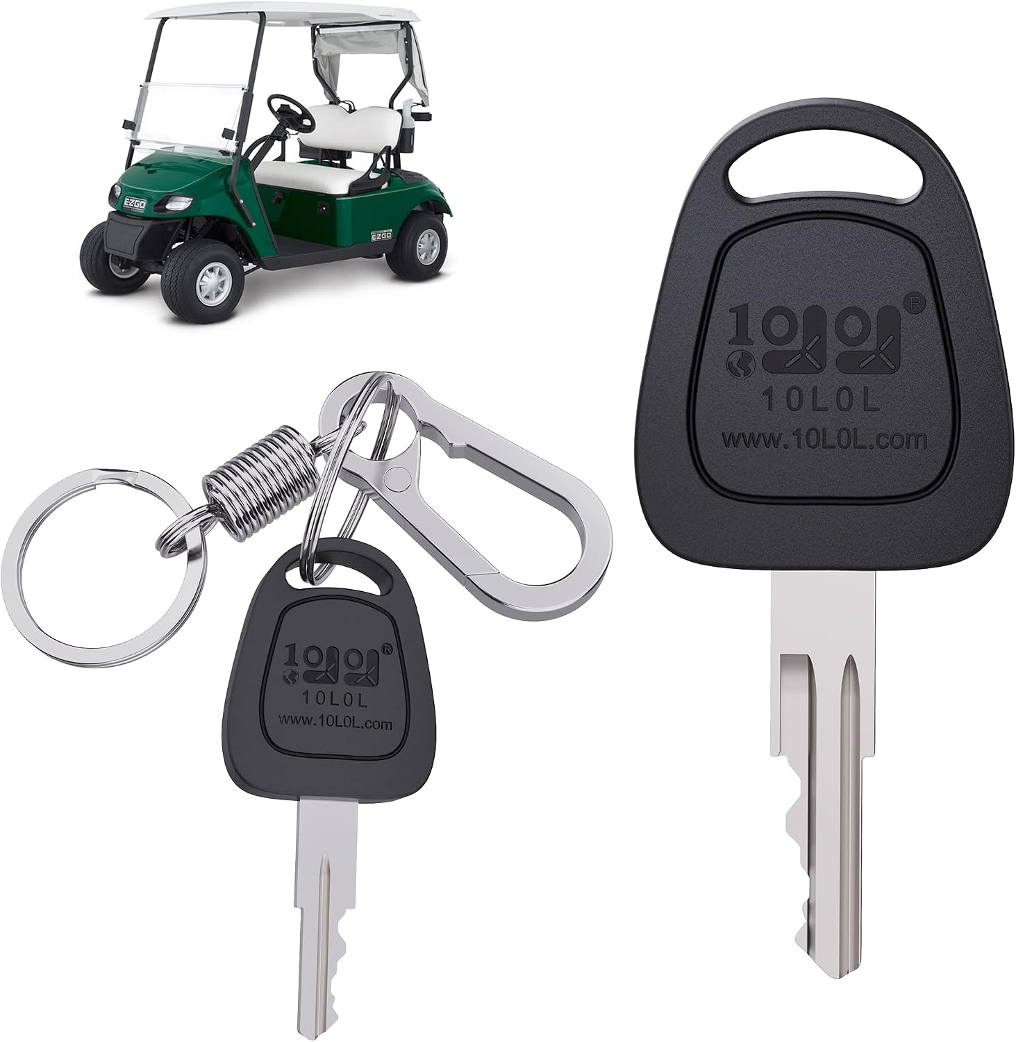 9.99WORLD MALL Golf Cart Key for Golf Cart EZGO 1982-up (Gas/Electric) Ignition Key Replacement Part 17063-G1 17063G1