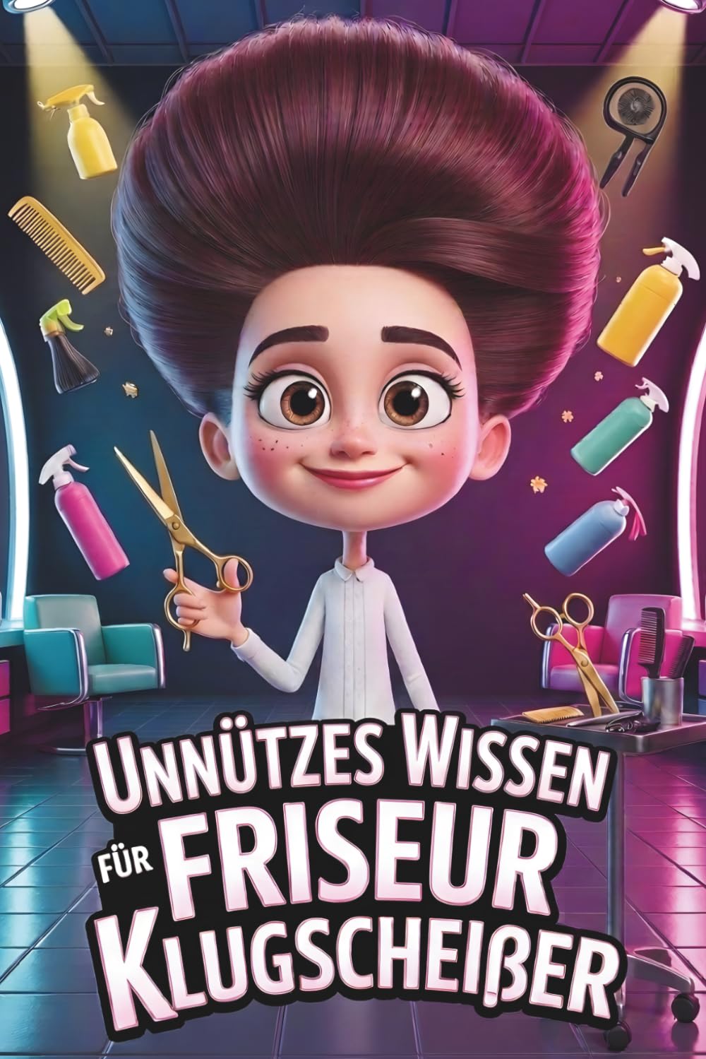 Unnützes Wissen für Friseur Klugscheißer: Kuriose & witzige Fakten als Geschenk für Friseure