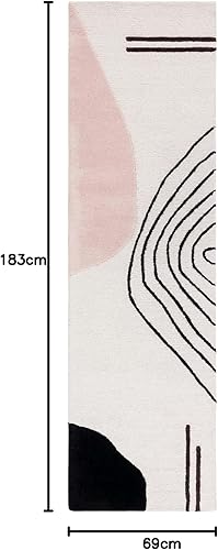 Miniatura 9 de Safavieh Rodeo Drive Collection RD860U - Alfombra de lana abstracta moderna hecha a mano de mediados de siglo de 2 x 3 pies