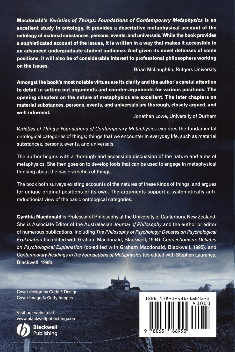 Varieties of Things: Foundations of Contemporary Metaphysics (Contemporary Philosophy S) - Image 2