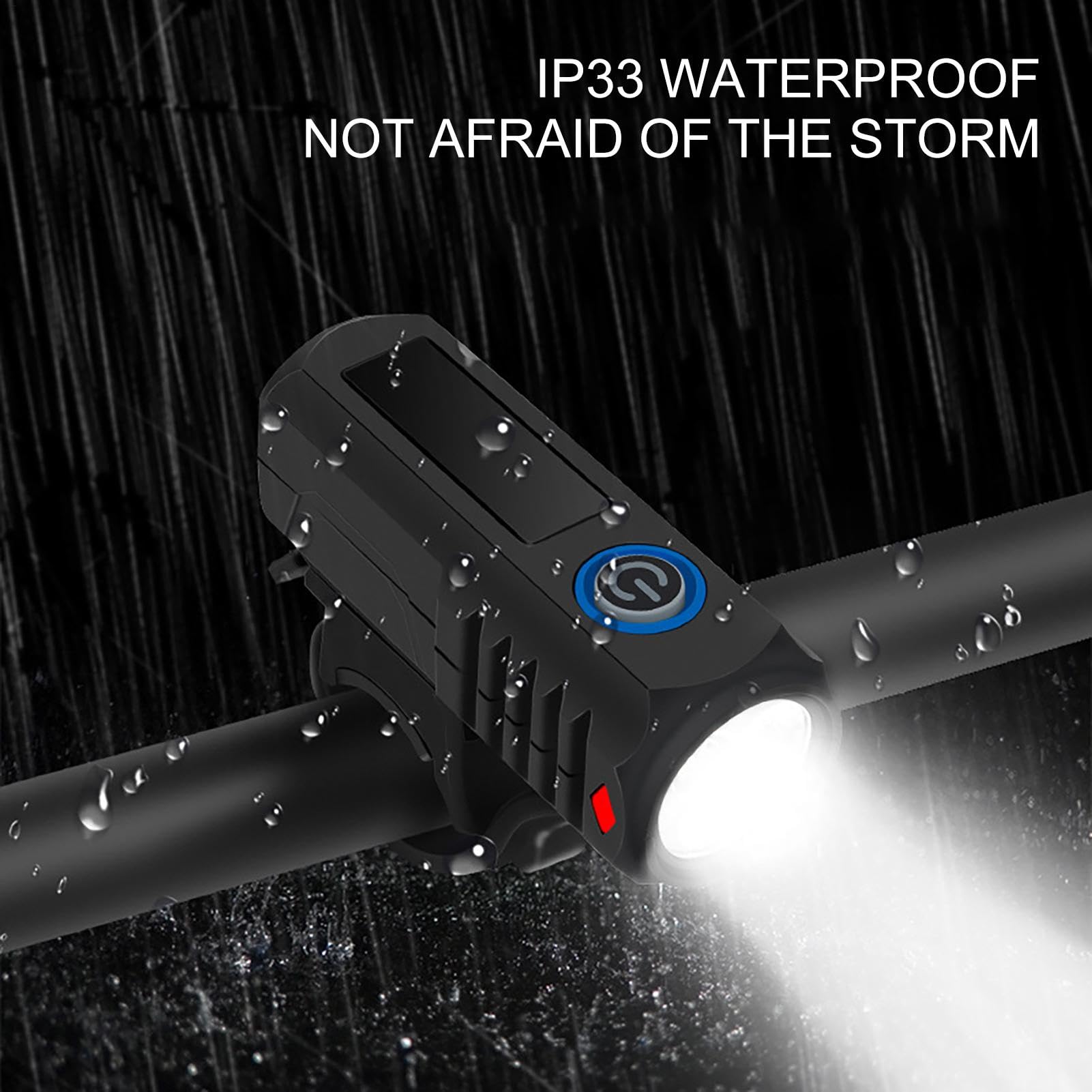 Portable Cycling Lights - Lightweight Bright Headlight, USB Rechargeable Bikes Light | Safe Night Riding Lights, Long Lasting Brightness for Outdoor Sports and Mountain Biking Adventures in The Dark