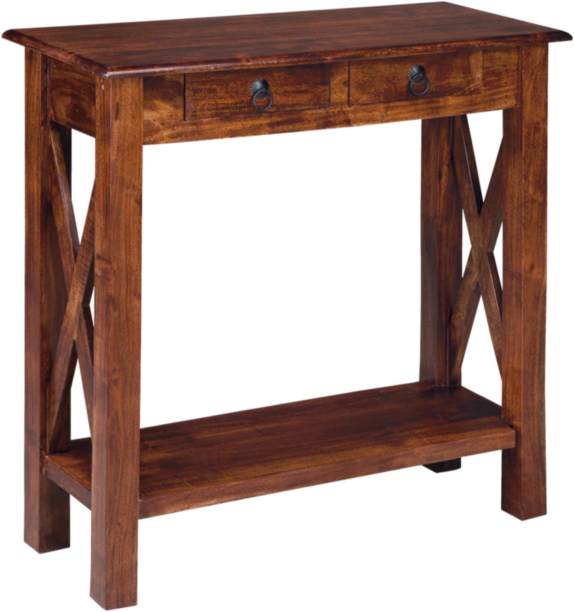 Signature Design by Ashley Abbonto 31" Console Sofa Table, Warm Brown