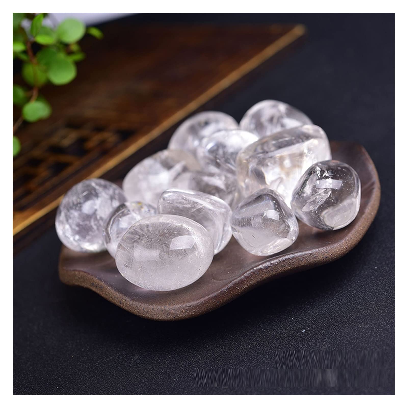 Pierre guérison cristal de quartz blanc 200g à offrir pour un cadeau de maison zen