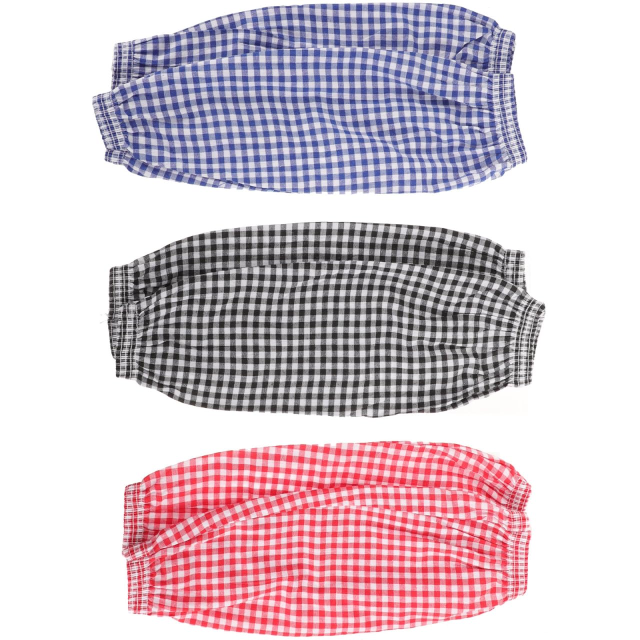 ifundom 3 pares de mangas a cuadros resistentes a las manchas, mangas de brazo de carnicero, fundas de brazo de cocina, fundas para el hogar, sobremangas; fundas para lavar sobre las mangas de las