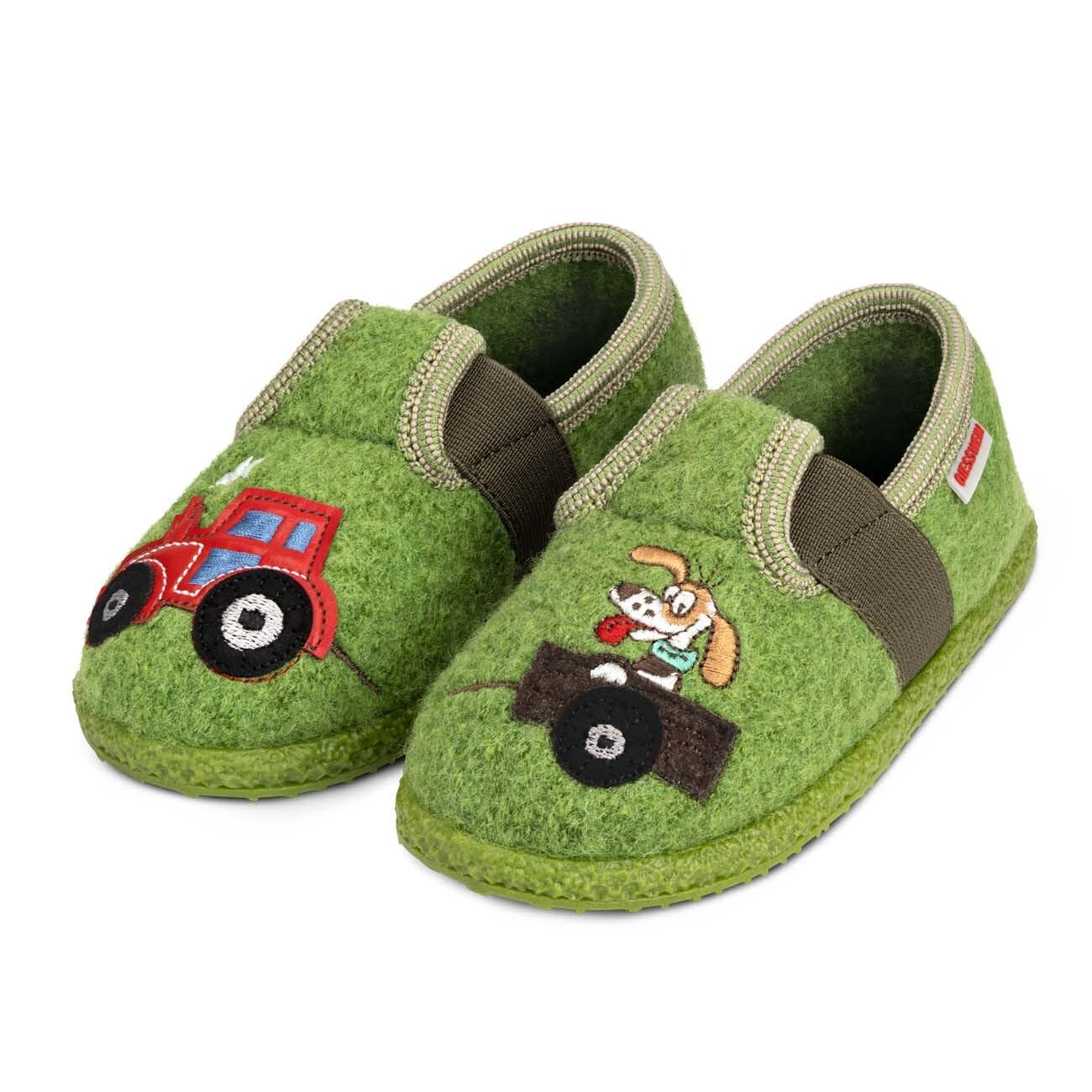 Giesswein Thurland Kinder Hausschuhe Jungen - Warme Wollpantoffeln