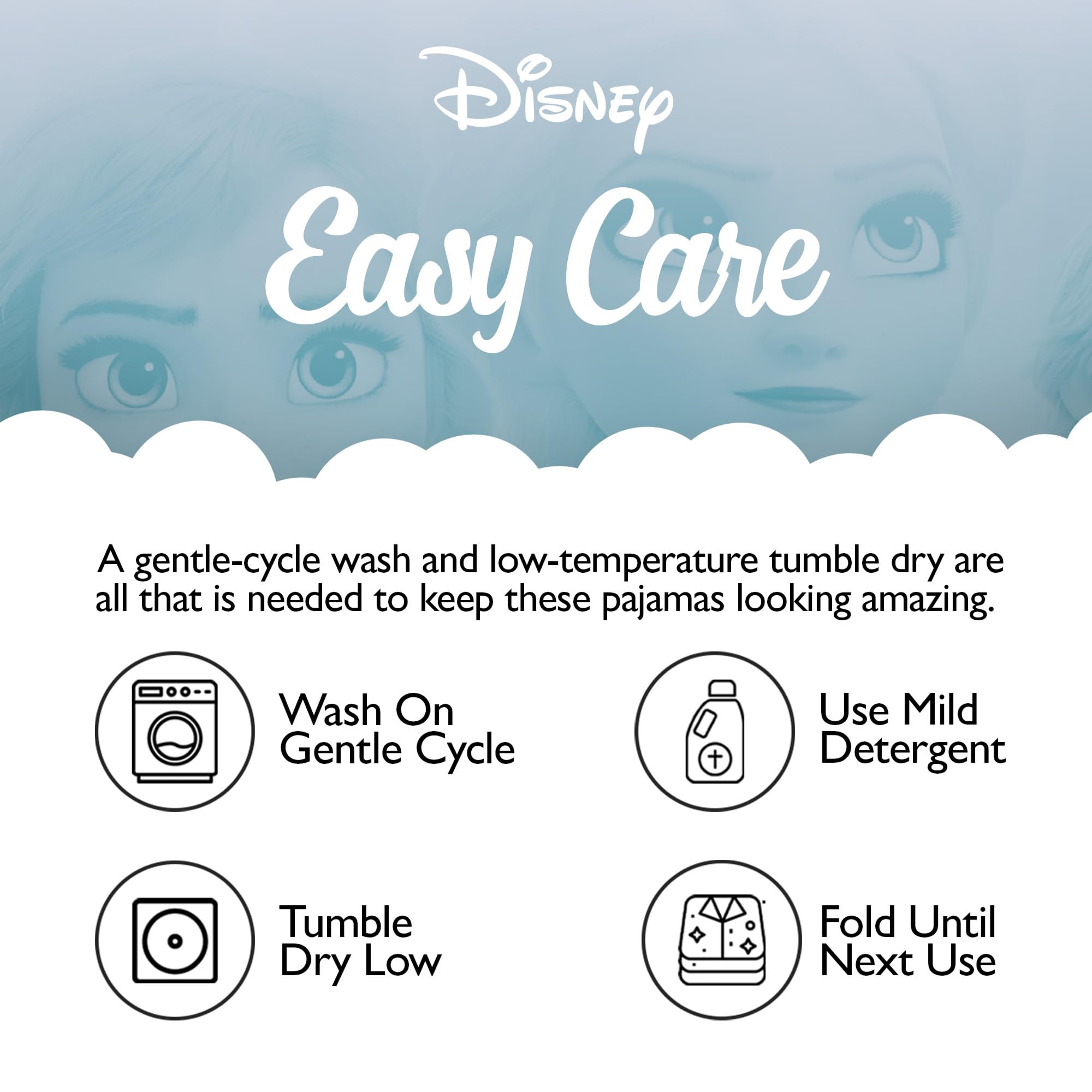 Disney 3-piece Bathrobe & Loose-fit Pajama Set, Soft & Cute For Kids Set di pigiama Bambine e ragazze
