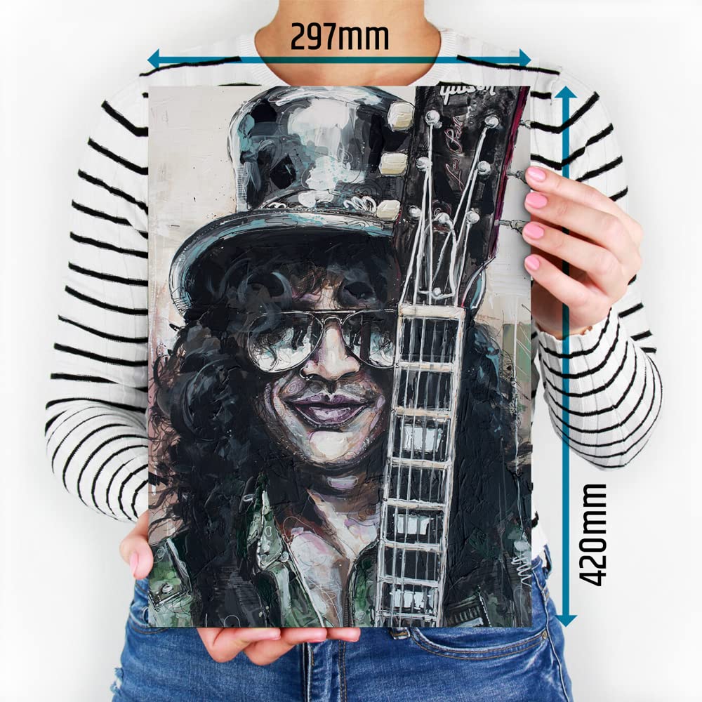Hard Rock 04 poster 29,7 x 42 cm (A3) - incorniciato e firmato (Gallery Pilot)