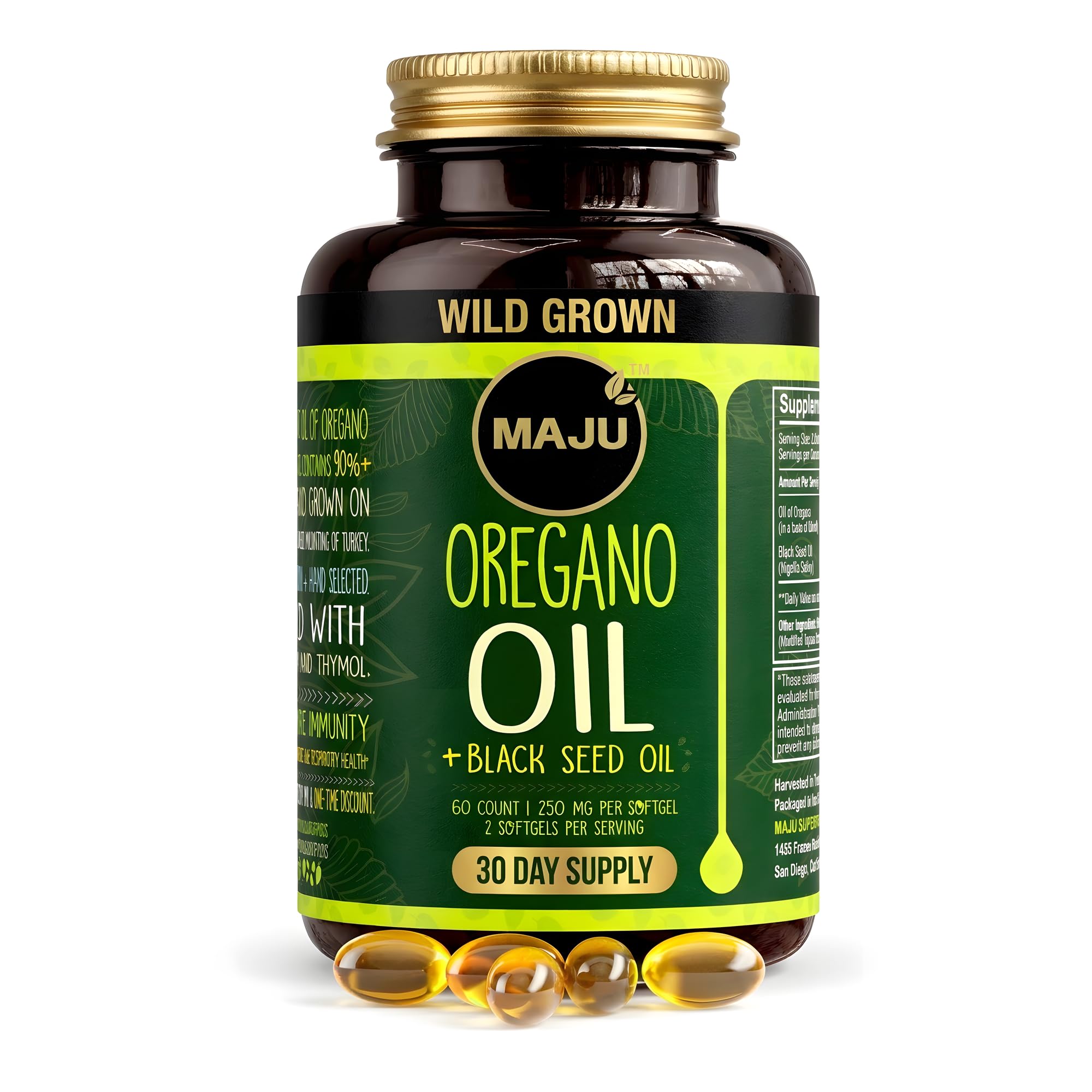 MAJU Oregano Oil Drops - Potent Wild Carvacrol (2 fl Oz) Up to 90% Wild Mediterranean Essential Oil of Oregano Liquid, Aceite de Oregano, Immune and Seasonal Support — Amazon image 9