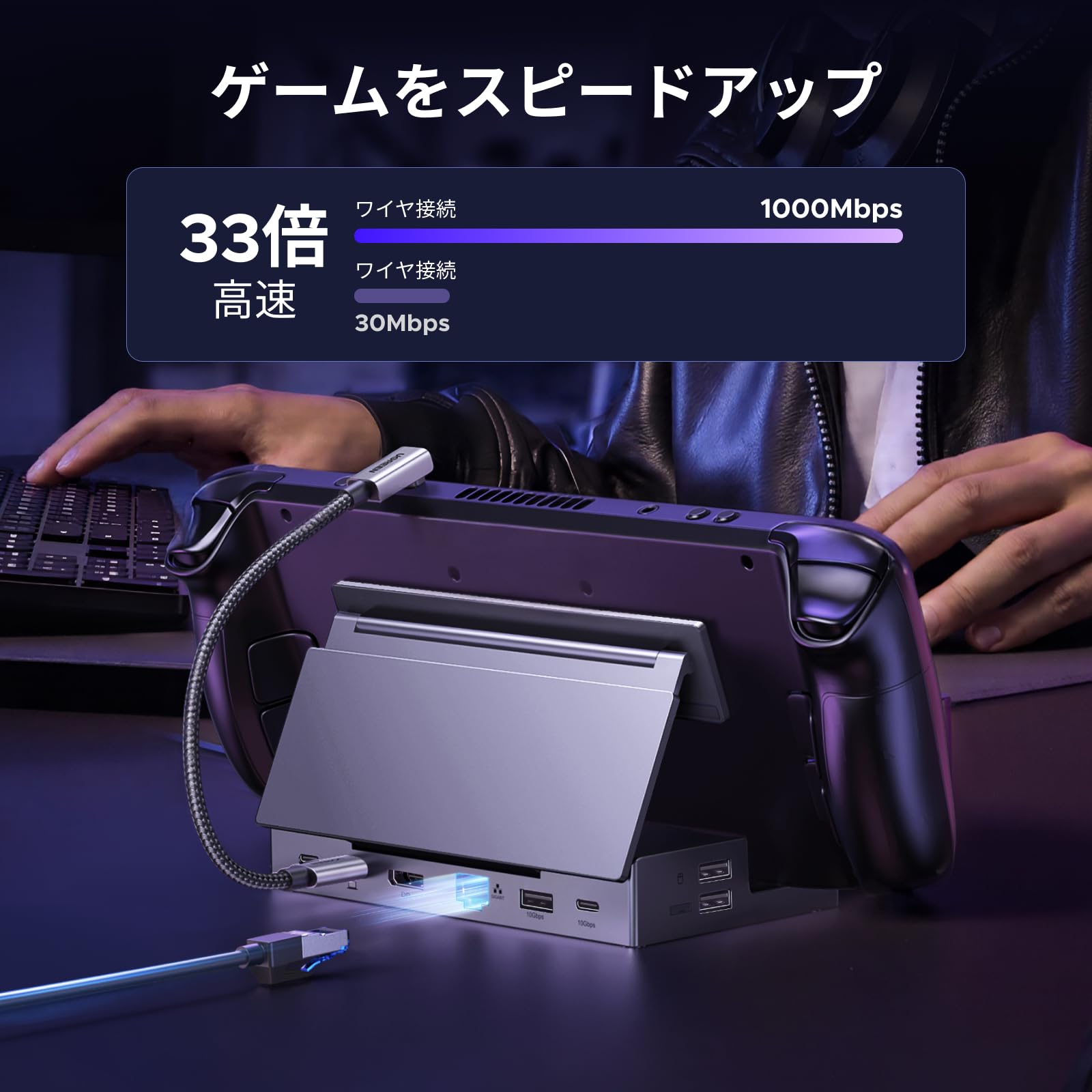Amazon.co.jp: UGREEN Steam deck/Switch/Rog Ally/Legion Go用TV