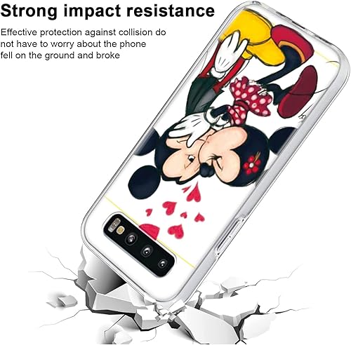 Miniatura 2 de FGIAZDU Paquete de 2 bonitas fundas de teléfono de dibujos animados para Samsung Galaxy S10e de 5.8 pulgadas, fundas protectoras de TPU suave a