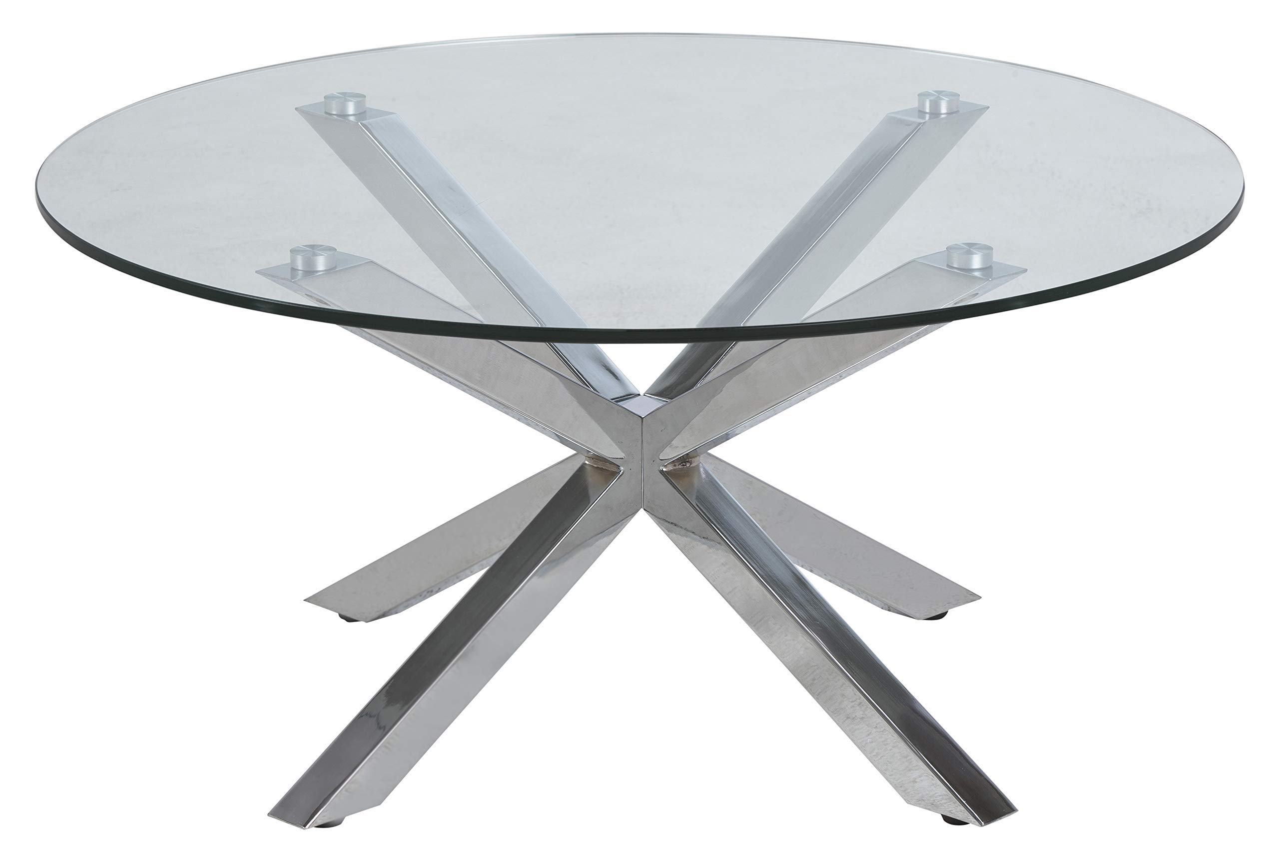 Actona Heaven Couchtisch Stahl/Glas 82x40cm