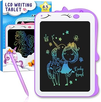 Green and Purple CHEERFUN LCD Writing Tablet for Kids Girls Boys