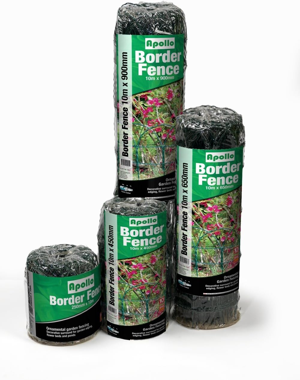 Apollo GF6564 Plastic Coated Borderfence, 10m*400mm