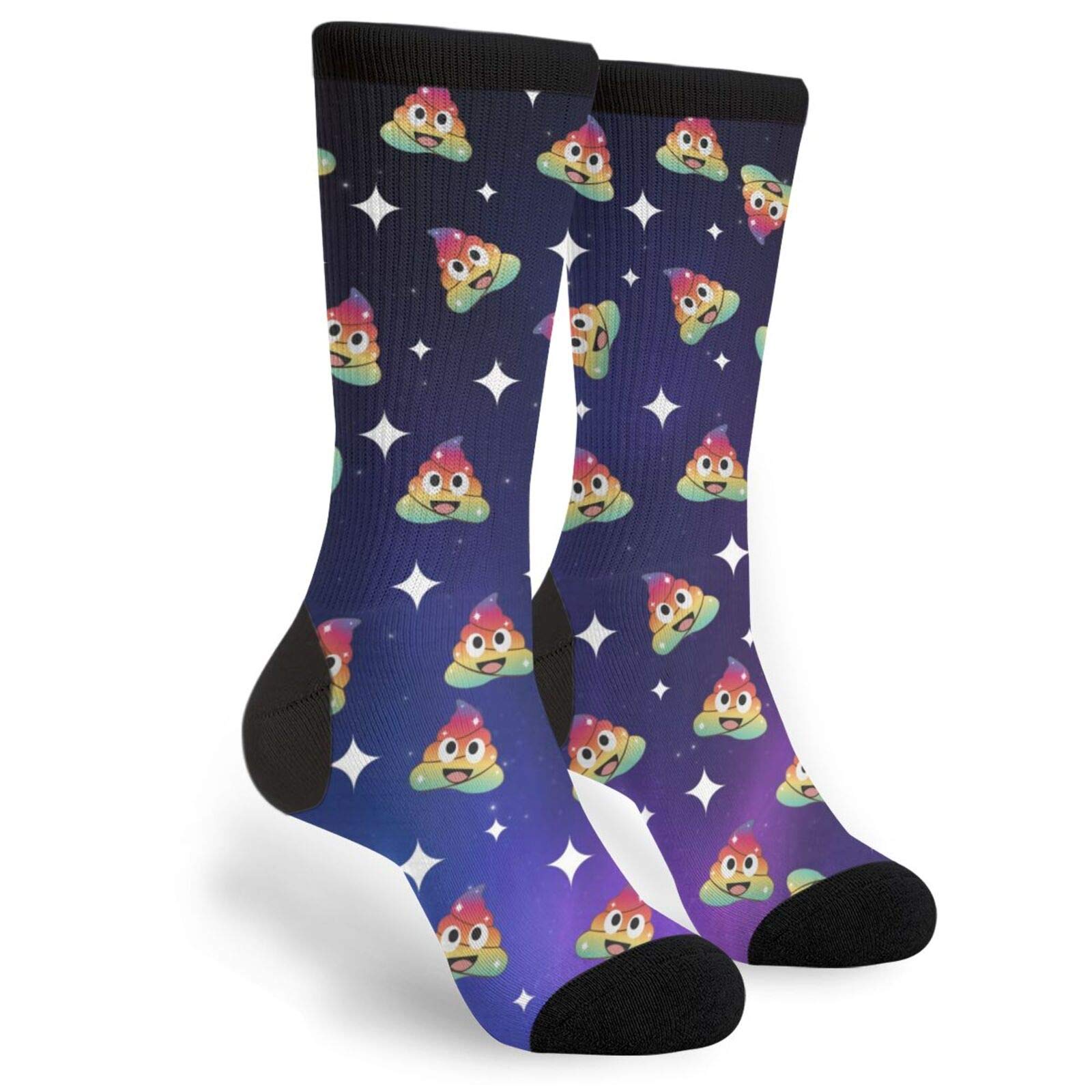 FREEHOTUColorful Music Tape Cassettes Fun Colorful Novelty Graphic Crew Tube Socks For Men Women