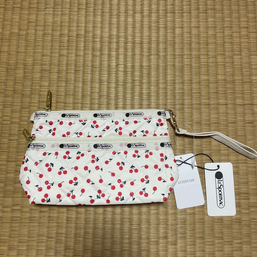 Amazon.co.jp: レスポートサックPERFECT COSME POUCH チェリー