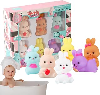 Kids Bath Toys,Floating Squeaky Educational Funny - Water Float Bathtub Toy for Children - for Boys Girls Home Pool Outdoor Shower Water Play Birthday Easter